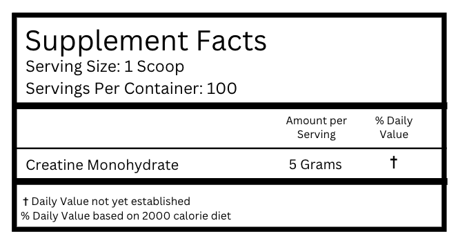 Creatine Monohydrate